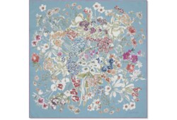 Printed silk twill carré