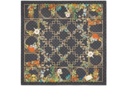 Carré in twill di seta stampato