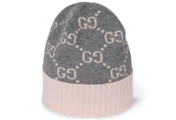 GG cashmere jacquard hat
