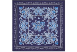 Fazzoletto da taschino in cotone stampato