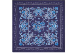 Printed cotton pocket square