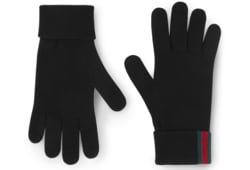 Handschuhe aus Wolle mit Web