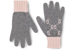 Gants en jacquard de cachemire GG