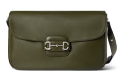 Borsa a tracolla Gucci Horsebit 1955 Aura misura grande
