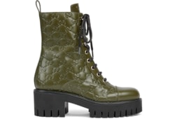 Women's lace-up ankle boot with GG