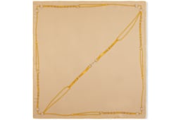 Carré en twill de soie imprimé