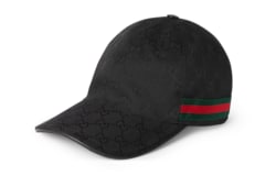 Casquette en toile GG avec détail bande Web