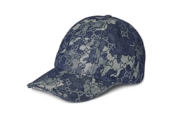 GG denim baseball hat with Web