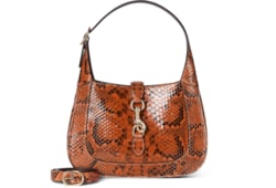 Mittelgroße Gucci Jackie Tasche aus Pythonleder