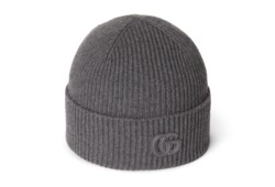 Gorro de cashmere con parche