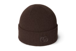 Cashmere hat with patch