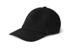 Cappellino da baseball in lana con ricamo