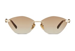 Cat eye frame sunglasses