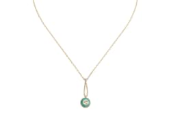 Collar Gucci Interlocking de 18 ct con colgante