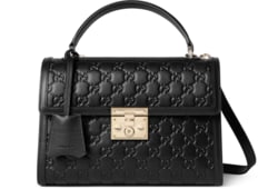 Mittelgroße Padlock Henkeltasche