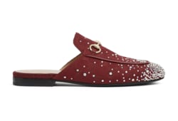 Women's Princetown slipper with crystals