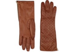 GG leather gloves