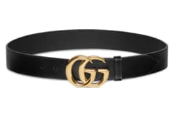 GG Marmont wide belt with shiny buckle