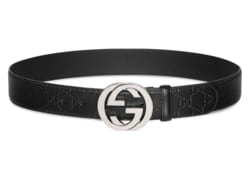 Ceinture avec boucle GG enlacés