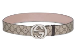 Ceinture avec boucle GG enlacés