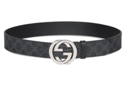 Ceinture avec boucle GG enlacés