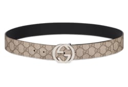 Ceinture réversible avec boucle GG