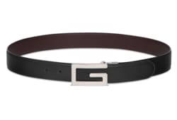 Ceinture réversible avec boucle G carré