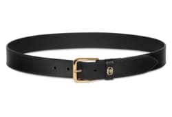 Belt with Interlocking G detail