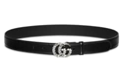 Cintura sottile GG Marmont con cristalli