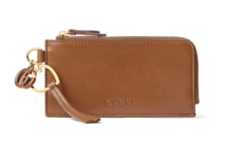 Card case with Double G charm