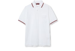 Cotton piquet polo shirt with Web