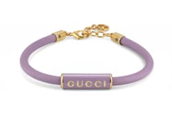 Bracciale con logo Gucci smaltato