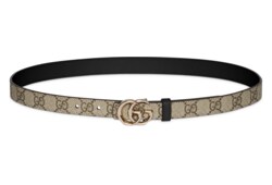 Cinturón fino GG Marmont reversible