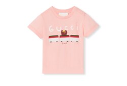 Baby-T-Shirt aus Baumwolle mit Print