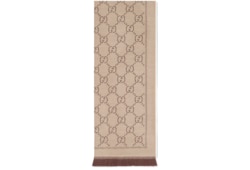 Bufanda de lana con GG