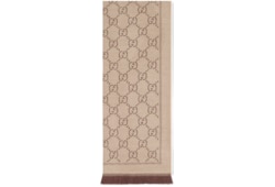 Écharpe en laine GG