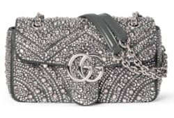 GG Marmont crystals small shoulder bag