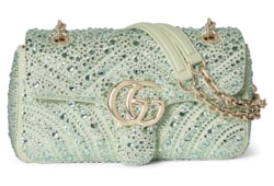 GG Marmont crystals small shoulder bag