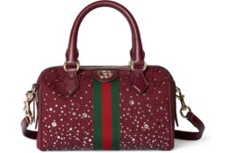 กระเป๋า Ophidia crystals small boston bag