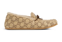 Women's driver loafer with merino wool lining