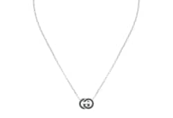 Collar con colgante Gucci Interlocking