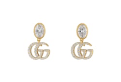 GG Marmont crystal earrings