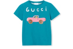 T-shirt bambino in cotone con stampa