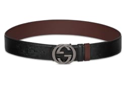 Ceinture réversible avec boucle GG