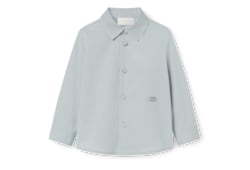 Camisa de popelina de algodón para bebé