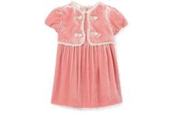 Robe pour bébé en velours