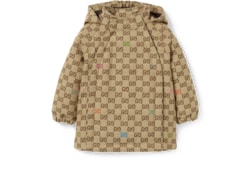 Manteau pour bébé en toile GG matelassée