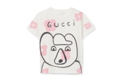 Baby-T-Shirt aus Baumwolle mit Print