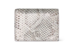 GG Marmont python small wallet