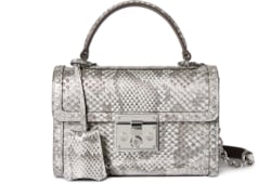 Padlock python small top handle bag